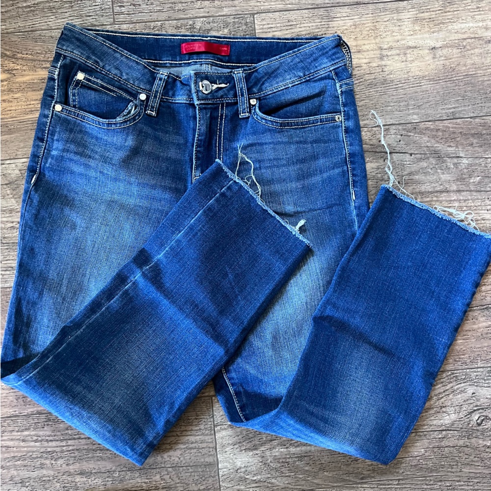 Jennifer Lopez Blue Jean Capris